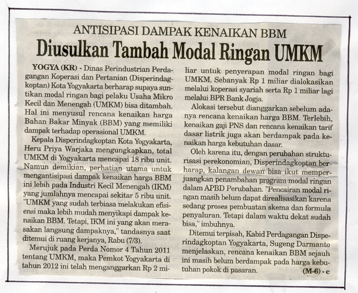 Kliping jogja terbaru